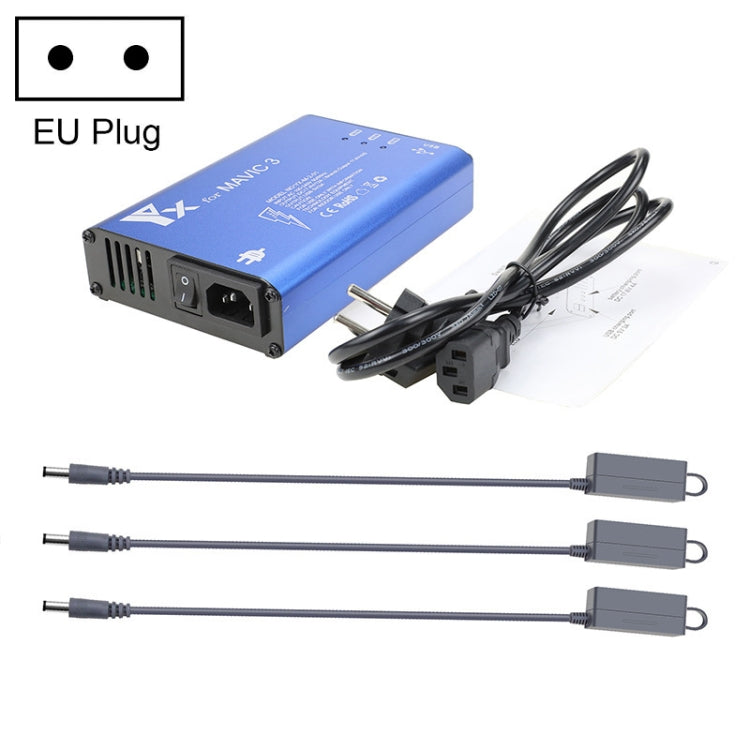 YX 1 a 5 cargador con interruptor para DJI Mavic 3 (enchufe de la UE)