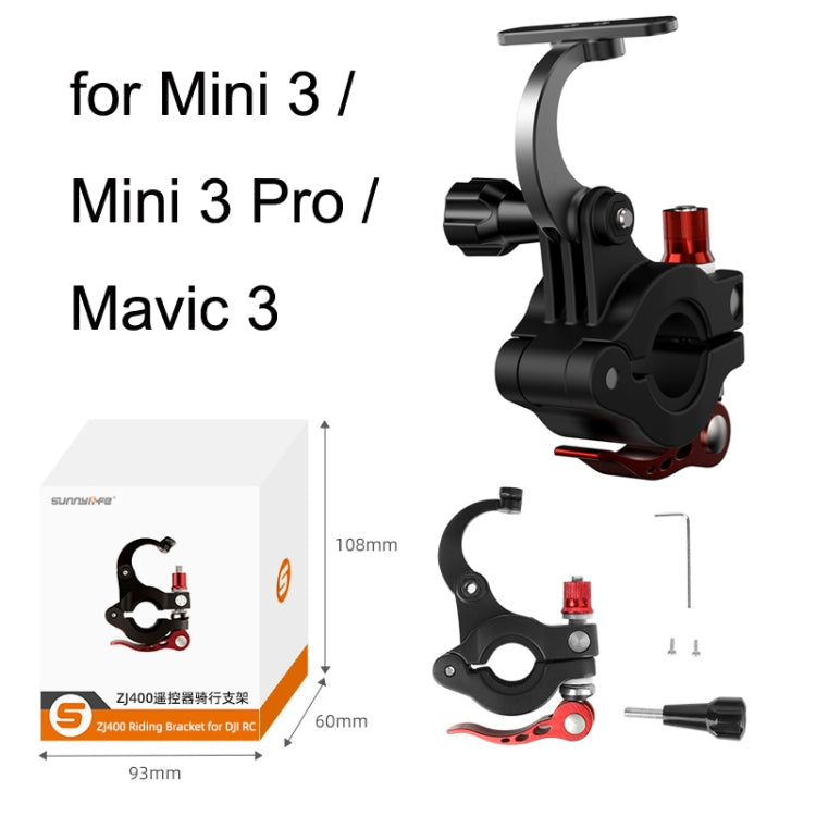 Clip de bicicleta de cámara Para Sunnylife MM3-ZJ400 de disparo de control remoto para DJI Mini 3 Pro (negro) — imagen 3