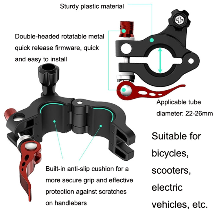 Clip de bicicleta de cámara Para Sunnylife MM3-ZJ400 de disparo de control remoto para DJI Mini 3 Pro (negro) — imagen 4
