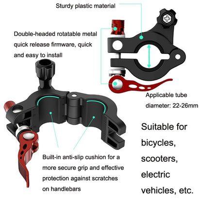 Clip de bicicleta de cámara Para Sunnylife MM3-ZJ400 de disparo de control remoto para DJI Mini 3 Pro (negro) — imagen 4