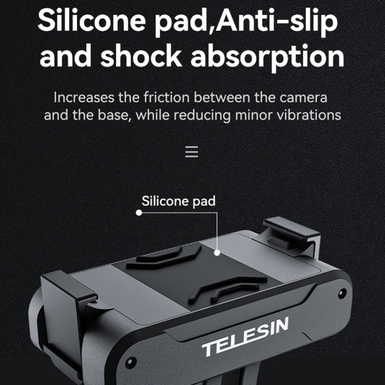 TELESIN Adaptador magnético de dos garras Accesorios de cámara de acción para DJI Osmo Action 3 — imagen 3