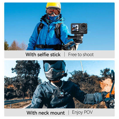 TELESIN Adaptador magnético de dos garras Accesorios de cámara de acción para DJI Osmo Action 3 — imagen 6