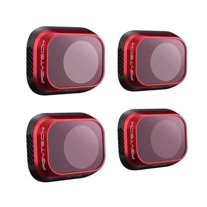 Filtro de aleación de aluminio PGYTECH para drones, especificaciones: ND 16/64/128/256 para DJI Mini 3
