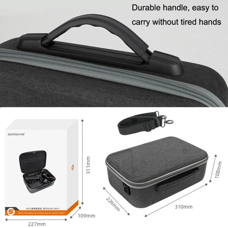 Bolsa de almacenamiento Mini Sunnylife RO-B555 Estabilizador de mano estuche Bolsa protectora para DJI RS 3 (Negro) — imagen…