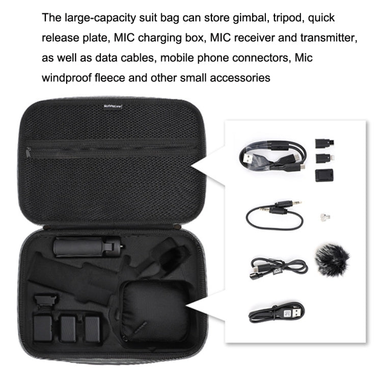 Bolsa de almacenamiento Mini Sunnylife RO-B555 Estabilizador de mano estuche Bolsa protectora para DJI RS 3 (Negro) — imagen…