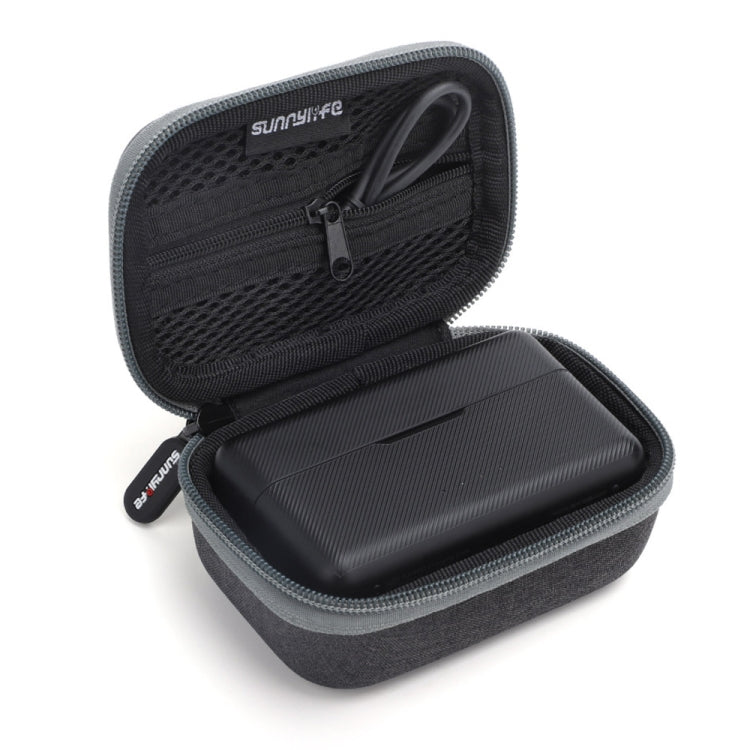 Micrófono MIC Sunnylife B557 inalámbrico Caja protectora portátil Bolsa de almacenamiento (gris oscuro) para DJI Mic