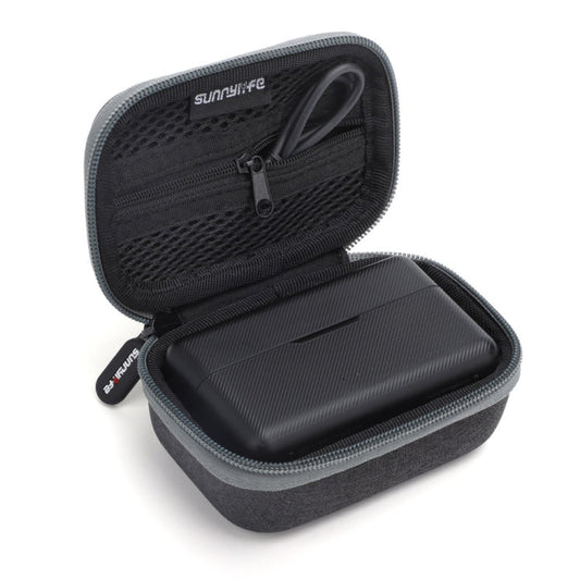 Micrófono MIC Sunnylife B557 inalámbrico Caja protectora portátil Bolsa de almacenamiento (gris oscuro) para DJI Mic