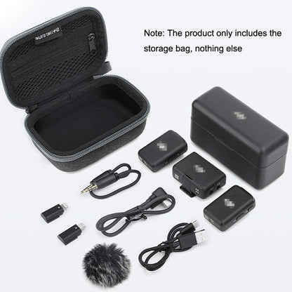 Micrófono MIC Sunnylife B557 inalámbrico Caja protectora portátil Bolsa de almacenamiento (gris oscuro) para DJI Mic — image…