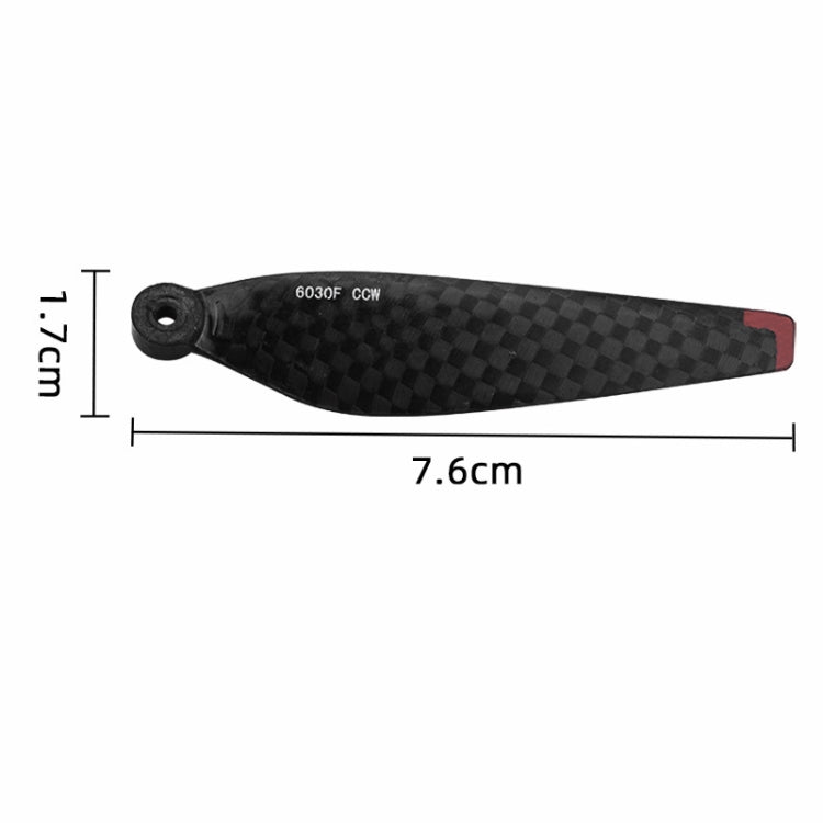 Hélice de fibra de carbono 6030F Hoja de ala de hélice de paleta para DJI Mini 3 — imagen 4