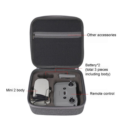 Bolsa de almacenamiento de batería 2 dual Estuche protector de mano para DJI Mavic Mini / Mini 2 (gris claro) para DJI DJI M…