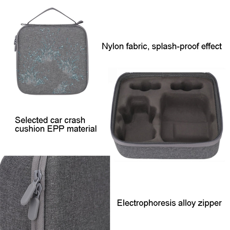 Bolsa de almacenamiento de batería 2 dual Estuche protector de mano para DJI Mavic Mini / Mini 2 (gris claro) para DJI DJI M…