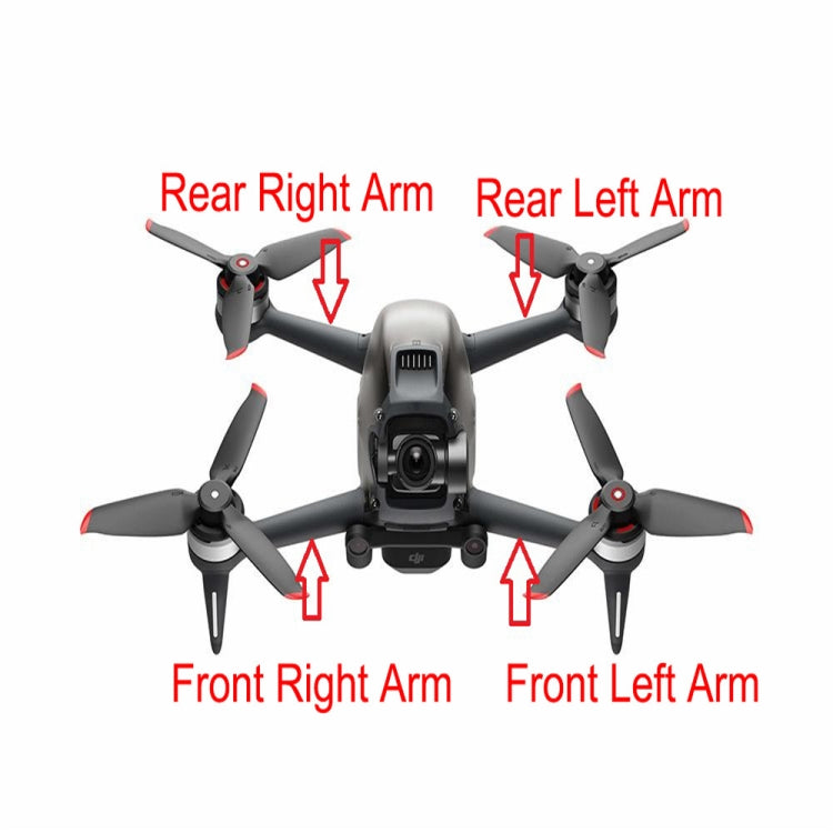 Para piezas de repuesto de brazo de Dron FPV, especificaciones: parte trasera izquierda — imagen 4