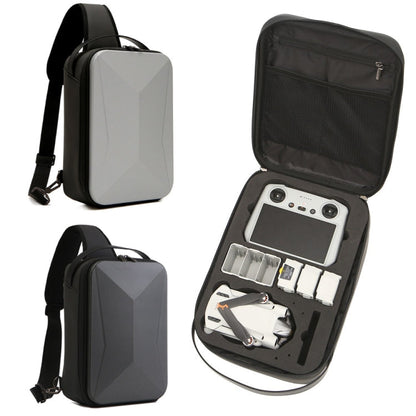 Bolsa de almacenamiento de carcasa dura Caja Bolsa de pecho Bolsa de hombro Bolsa de mensajero para DJI Mini 3 Pro (Plata) —…