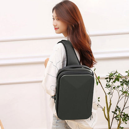 Bolsa de almacenamiento de carcasa dura Caja Bolsa de pecho Bolsa de hombro Bolsa de mensajero para DJI Mini 3 Pro (gris osc…