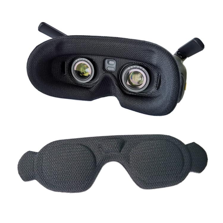Cubierta de lente Goggles 2 Acolchado de espuma Esponja Almohadilla para los ojos Máscara con Negro
