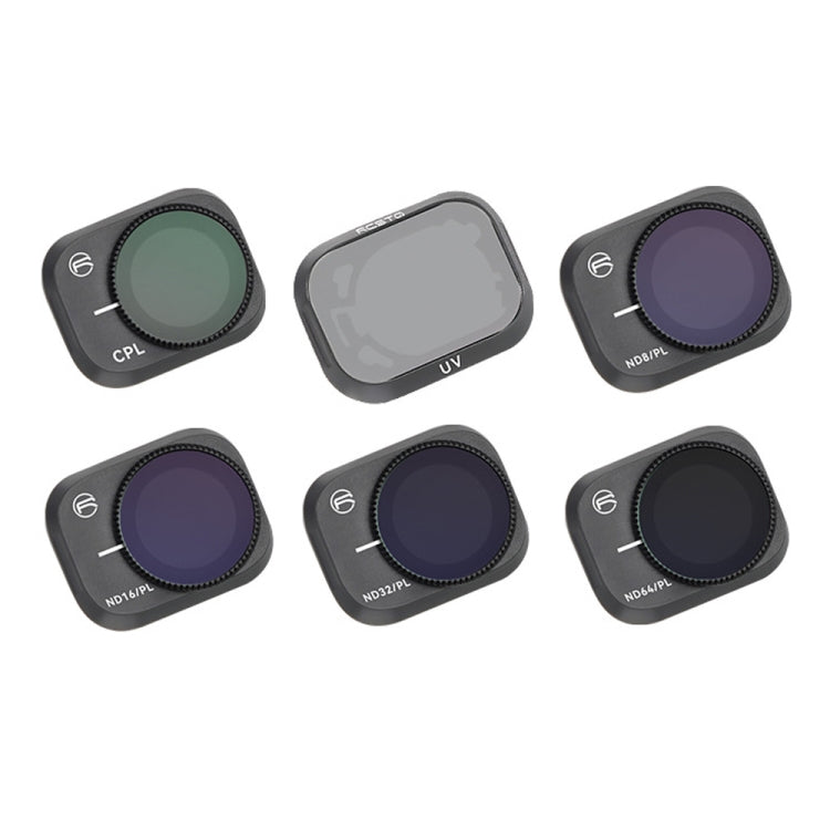 Filtros RCSTQ PL Dron Accesorios 6 en 1 UV+CPL+ND/PL 8/16/32/64 para DJI Mini 3 Pro