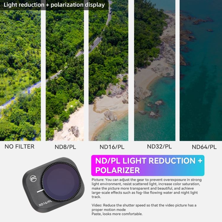 Filtros RCSTQ PL Dron Accesorios ND64/PL para DJI Mini 3 Pro — imagen 6