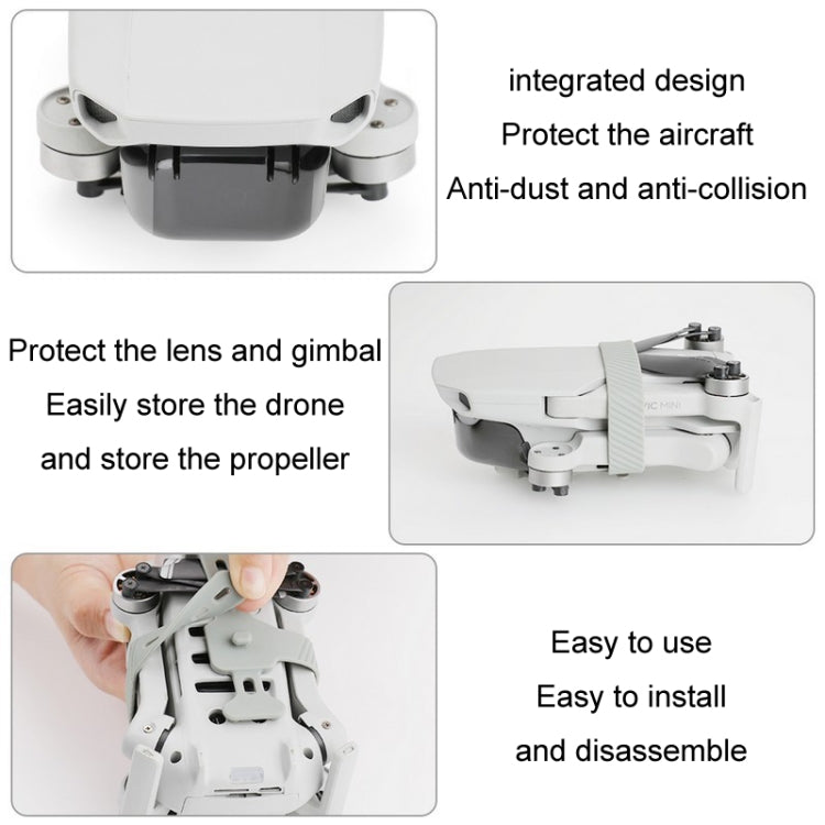 Kit RCSTQ Protección de Gimbal Paddle Restrainer para DJI Mavic Mini / Mini 2 SE (Negro) para DJI DJI Mavic Mini, DJI Mini 2…