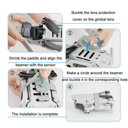 Kit RCSTQ Protección de Gimbal Paddle Restrainer para DJI Mavic Mini / Mini 2 SE (Negro) para DJI DJI Mavic Mini, DJI Mini 2…