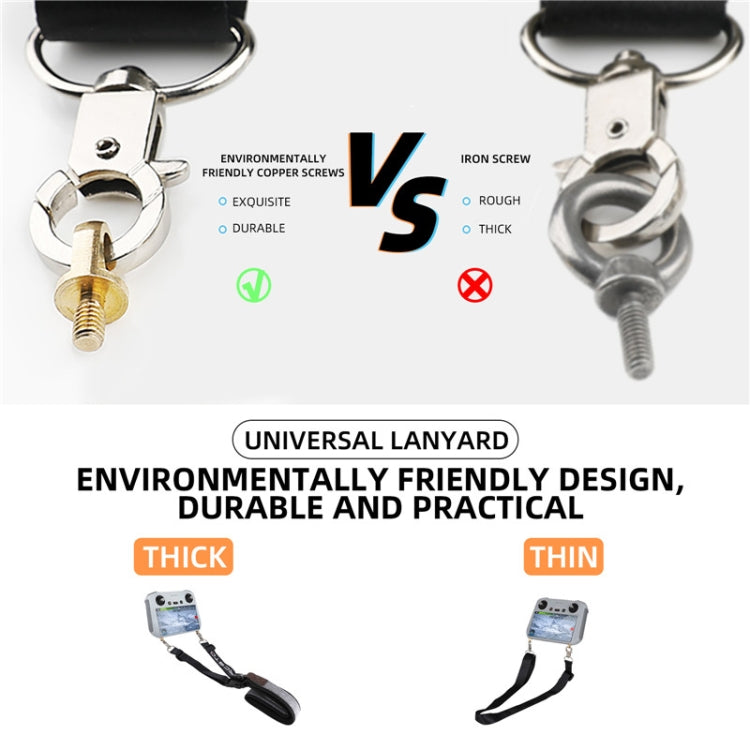 RC Smart Controller RCSTQ Lanyard Dron Accesorios Tipo delgado para DJI Mini 3 Pro — imagen 4