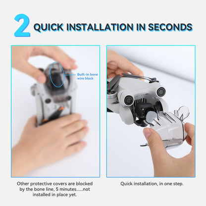 Tapa de lente RCSTQ Dron Accesorios + Juego de paletas para DJI Mini 3 Pro — imagen 12