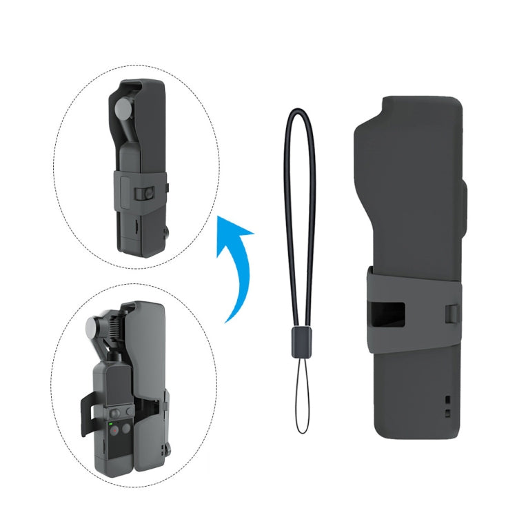 Estuche de transporte RCSTQ Caja de bolsa de almacenamiento con cordón para DJI Osmo Pocket 2