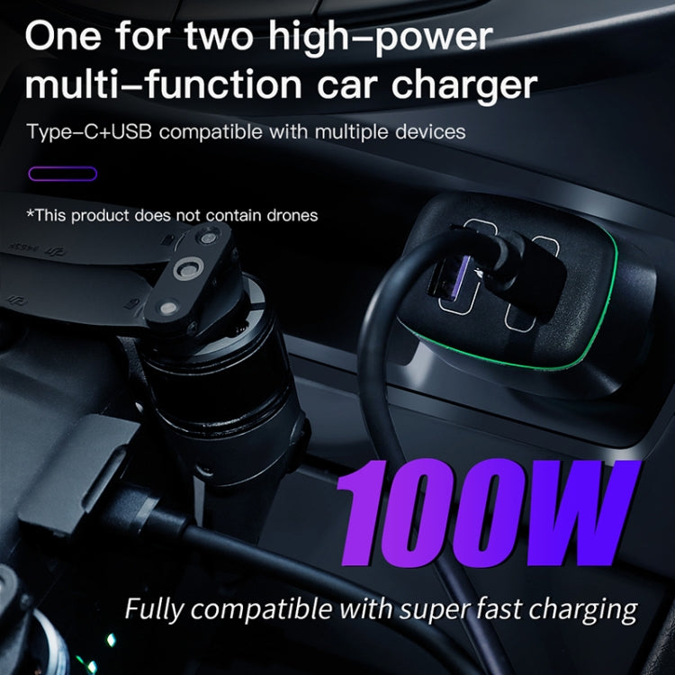 RCSTQ 100W 2 en 1 cargador de auto para DJI Mavic 3 / Mini 2 para DJI DJI Mavic 3, DJI Mini 2 — imagen 7
