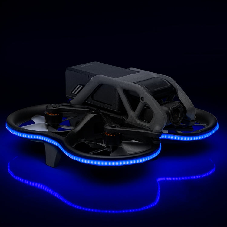 RCSTQ tira de luz emisora de luz tira de luz de advertencia de vuelo nocturno para DJI Avata (azul)