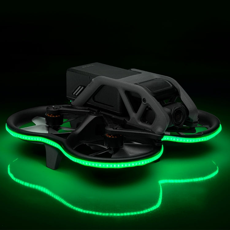 RCSTQ tira de luz emisora de luz tira de luz de advertencia de vuelo nocturno para DJI Avata (fluorescente)