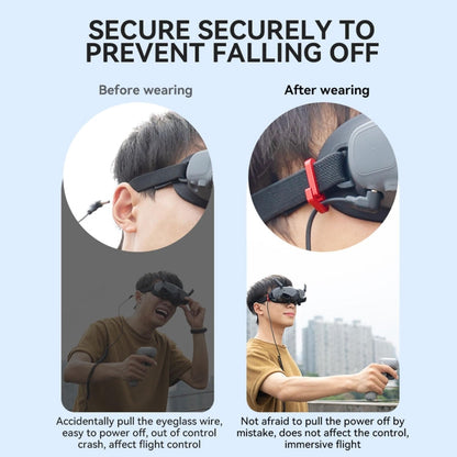 Para gafas RCSTQ, piezas de fijación de alambre anticaída de aleación de aluminio para DJI Avata 2 — imagen 8