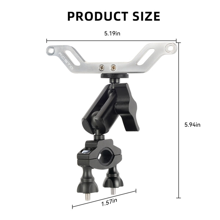 Soporte de ciclismo RCSTQ para bicicleta con control remoto de pantalla y accesorios para drones para DJI Mini 3 Pro (como s…