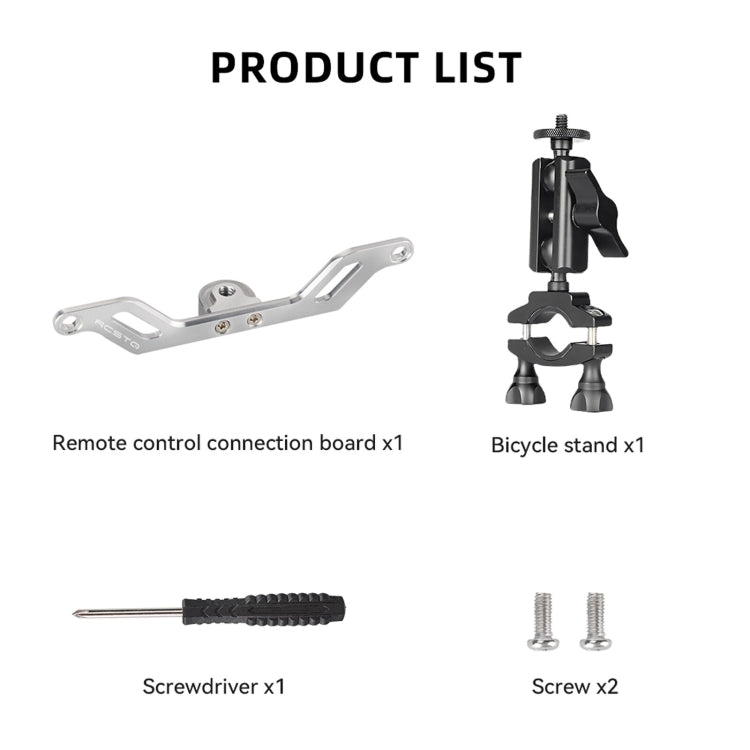 Soporte de ciclismo RCSTQ para bicicleta con control remoto de pantalla y accesorios para drones para DJI Mini 3 Pro (como s…