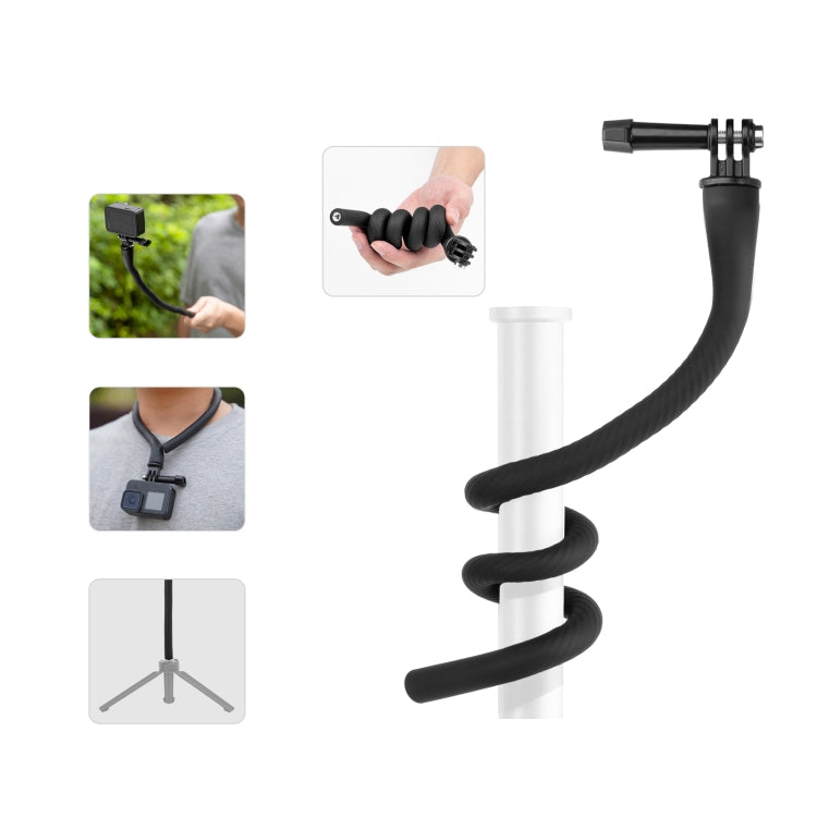 Trípode de pulpo con soporte de montaje flexible TELESIN para mini cámara de acción y celular, especificación: solo soporte……