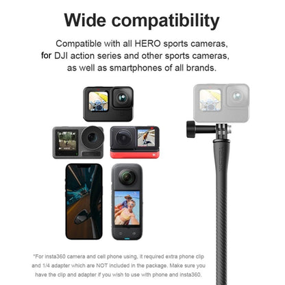 Trípode de pulpo con soporte de montaje flexible TELESIN para mini cámara de acción y celular, especificaciones: con kit de……