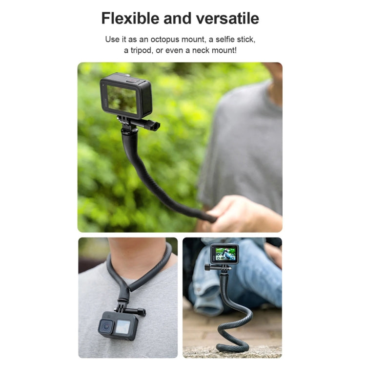 Trípode de pulpo con soporte de montaje flexible TELESIN para mini cámara de acción y celular, especificación: solo soporte……