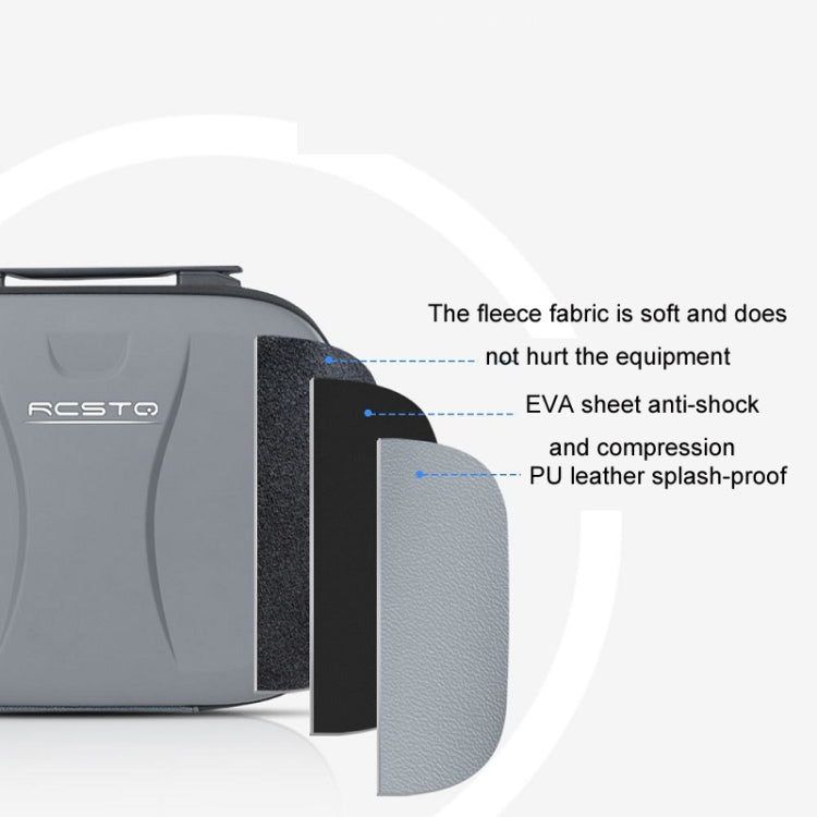 Bolsa de almacenamiento RCSTQ Control remoto portátil para DJI Mini 3 Pro (Gris) — imagen 7