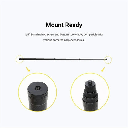 Palo de Selfie Invisible monopie extendido de fibra de carbono de 1,5 m para cámara deportiva Insta360/ Action/GoPro/Xiao Yi…
