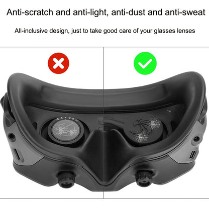 Cubierta Goggles 2 Sunnylife AT-BHT565 protectora de lente a prueba de polvo VR Gafas Cubierta de silicona (Negro) — imagen 5