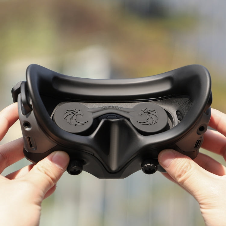 Cubierta Goggles 2 Sunnylife AT-BHT565 protectora de lente a prueba de polvo VR Gafas Cubierta de silicona (Negro) — imagen 7
