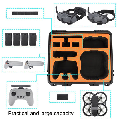 Funda de transporte Sunnylife AQX-9 para gafas voladoras impermeable de gran capacidad protectora para DJI Avata (negro) — i…