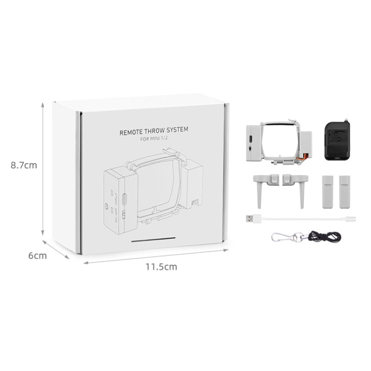 Anillo de boda Airdrop System, cebo de pesca,, lanzador de rescate de vida para DJI Mavic Mini / Mini 2 para DJI DJI Mavic M…