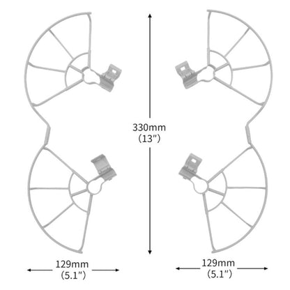 Anillo de protección anticolisión para palas de hélice para DJI Mini 3 Pro — imagen 2
