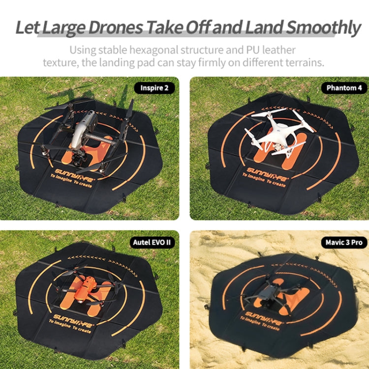 Sunnylife TJP10 110cm Hexagonal de doble cara plegable con puntas de tierra Dron delantal Universal — imagen 12