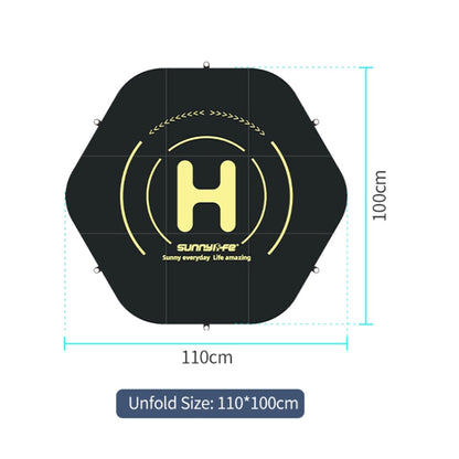 Sunnylife TJP10 110cm Hexagonal de doble cara plegable con puntas de tierra Dron delantal Universal — imagen 3