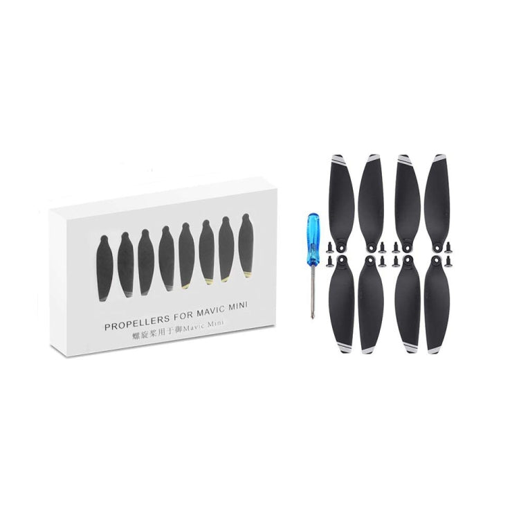 Hélice 4726F Wing Blade Dron Accesorios, Especificaciones: 2 pares Silver Edge para DJI Mavic Mini