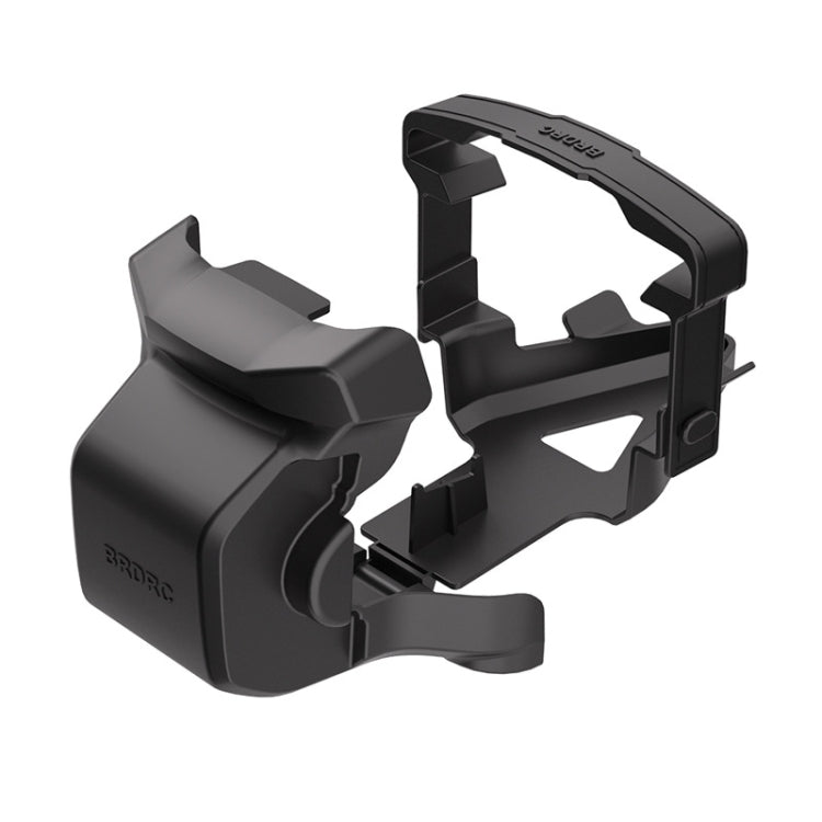 Cubierta de lente BRDRC 2 en 1 cardán cubierta protectora hélice para DJI Mavic 3 Pro (negro)