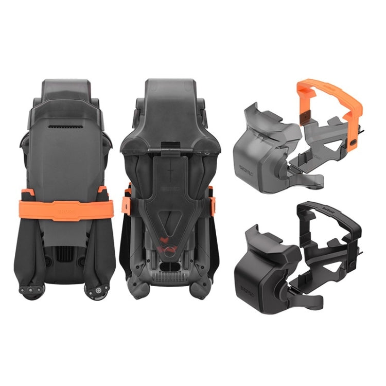 Cubierta de lente BRDRC 2 en 1 cardán cubierta protectora hélice para DJI Mavic 3 Pro (gris transparente) — imagen 2