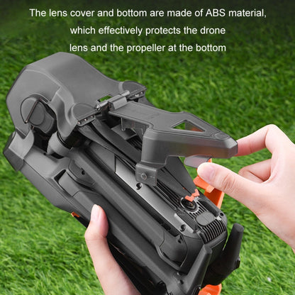Cubierta de lente BRDRC 2 en 1 cardán cubierta protectora hélice para DJI Mavic 3 Pro (gris transparente) — imagen 6