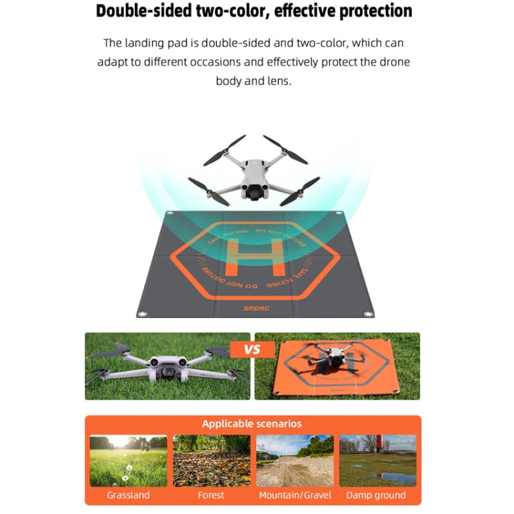3 Pro/ / BRDRC Dron Landing Pad, Tamaño: 50x50cm para DJI Mavic Mini / Mini 3 Pro / Air 3 y más para DJI DJI Mavic Mini, DJI…