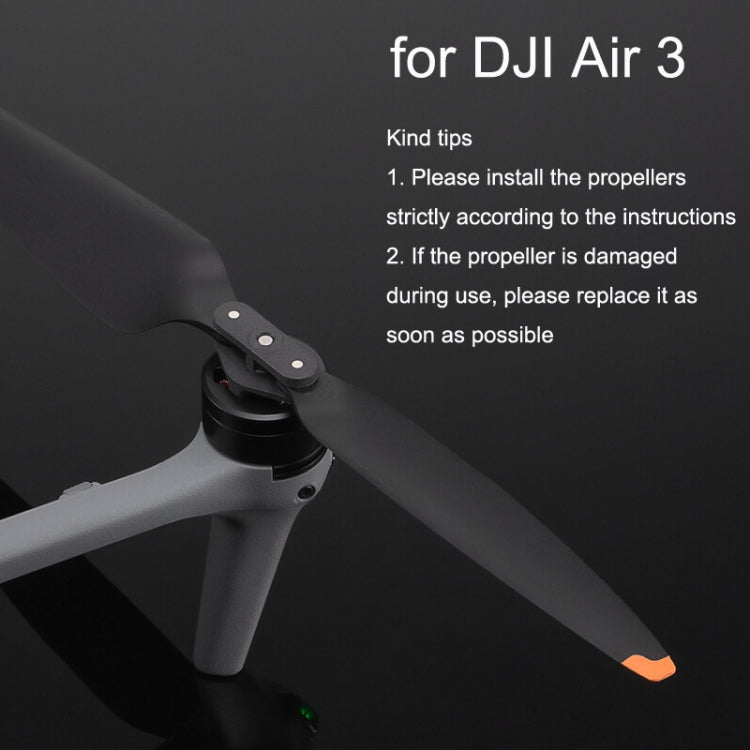 Hélices de reducción de ruido Original 1 par de para DJI Air 3 (negro) — imagen 5
